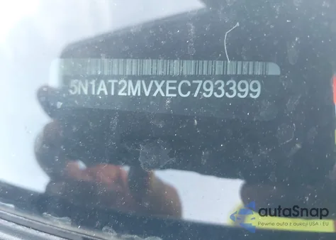 2014 Nissan Rogue S/Sl/Sv из США, поврежденный, VIN 5N1AT2MVXEC793399